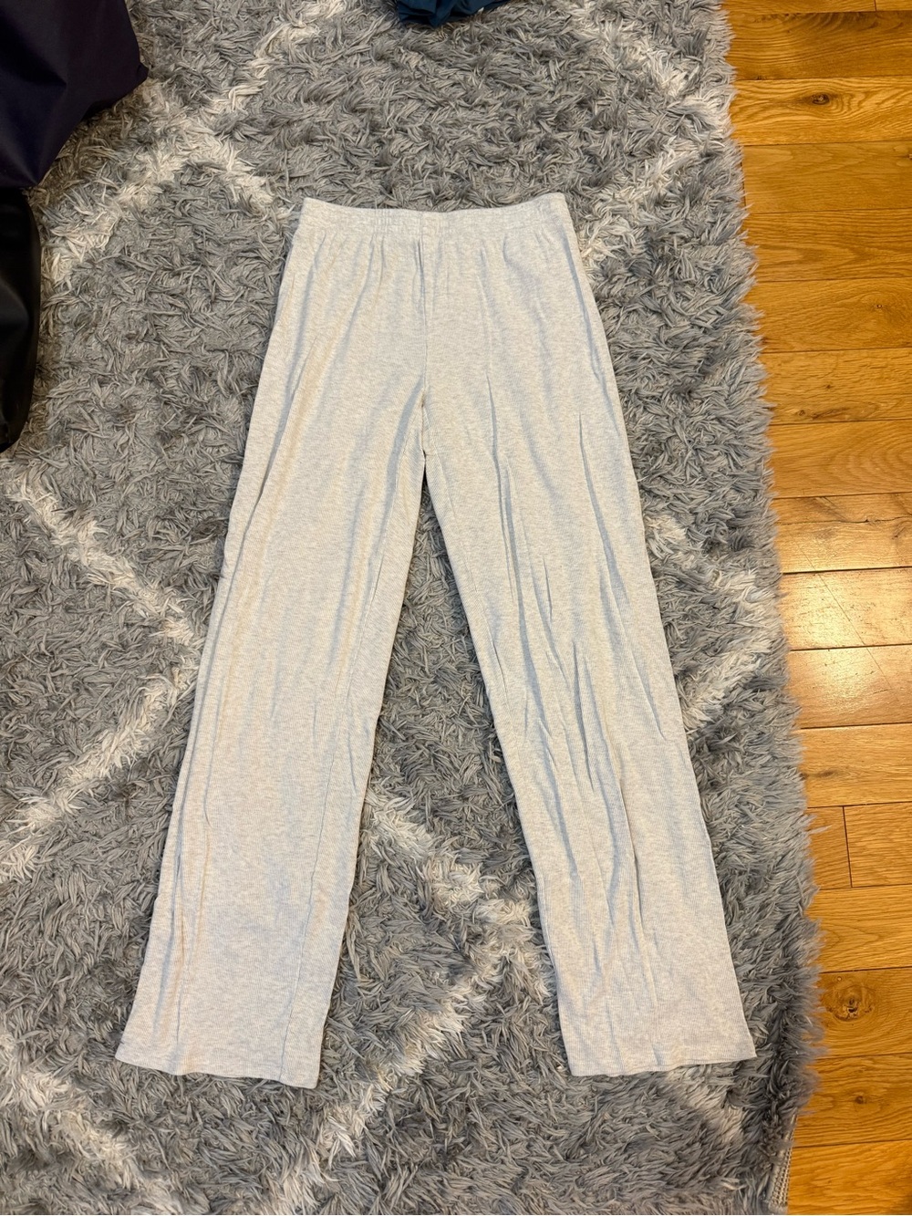 Aritzia Babaton Light Oatmeal Heather Women's Lounge Pants - Comfortable Wide-Le